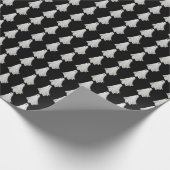 Witziges Gespenst Halloween vergangener Zeichn Geschenkpapier (Ecke)