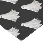 Witziges Gespenst Halloween vergangener Zeichn Kurzer Tischläufer (Ecke)