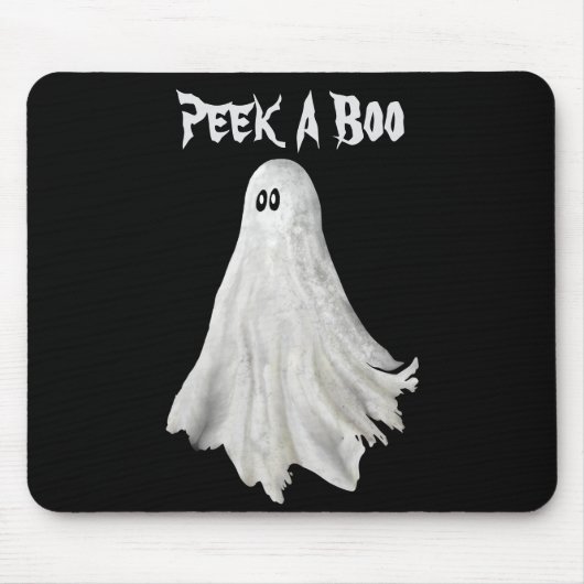 Witziges Gespenst Halloween vergangener Zeichn Mousepad (Vorne)