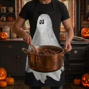 Witziges Gespenst Halloween vergangener Zeichn Schürze