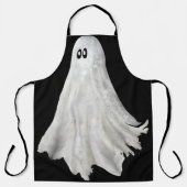 Witziges Gespenst Halloween vergangener Zeichn Schürze (Vorderseite)