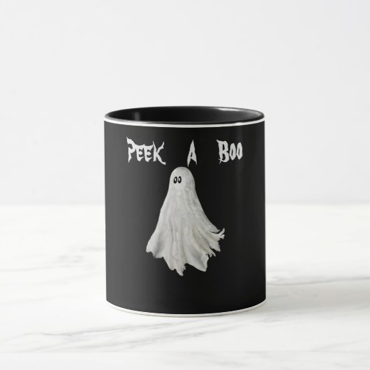 Witziges Gespenst Halloween vergangener Zeichn Tasse (Zentrum)