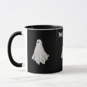 Witziges Gespenst Halloween vergangener Zeichn Tasse (Links)