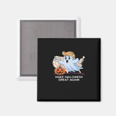 Witziges Halloween Boo, Pumpkin Trumpkin, Make Hal Magnet (Vorderseite/Rückseite)