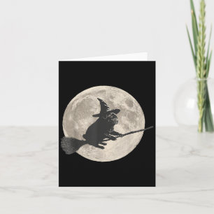 Witziges Halloween Mops Moon Trick oder Treat Soky Karte