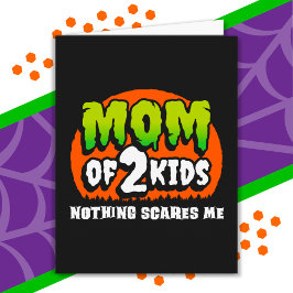 Witziges Halloween Nichts stört mich Mama von 2 Ki Karte