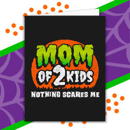 Witziges Halloween Nichts stört mich Mama von 2 Ki Karte