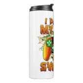 Witziges Halloween-Outfit für Gamer - Cooles Hallo Thermosbecher (Nach links gedreht)