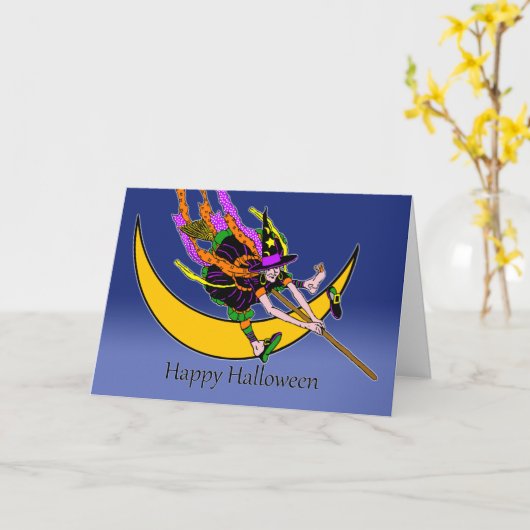 Witziges Halloween-Pediküre oder Pedicurie Karte (Gelbe Blume)