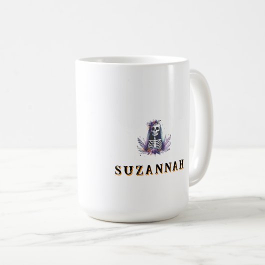 Witziges Halloween Sweet to Bone Kaffeetasse (VorderseiteRechts)