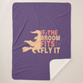 Witziges Halloween, wenn das Zimmer fliegt. Sherpadecke (Vorderseite)