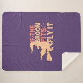 Witziges Halloween, wenn das Zimmer fliegt. Sherpadecke (Vorderseite (Horizontal))