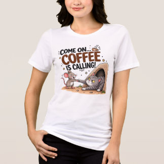 Witziges Kaffee-T-Shirt | Geschenk für Kaffeeliebh Tri-Blend Shirt
