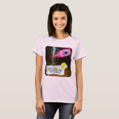 Witziges Kaugummipapier Disc Golf T-Shirt (Vorne ganz)