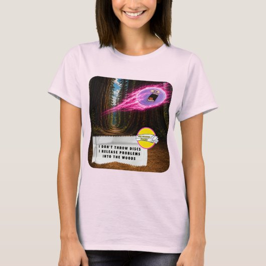 Witziges Kaugummipapier Disc Golf T-Shirt (Vorderseite)