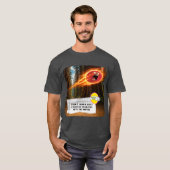 Witziges Kaugummipapier Disc Golf T-Shirt (Vorne ganz)