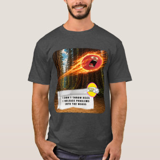 Witziges Kaugummipapier Disc Golf T-Shirt