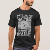 Witziges maltesisches Design Frauen maltesisch Lov T-Shirt (Vorderseite)
