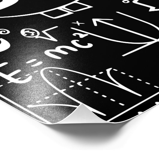 witziges Mem djokes mathematisch-fröhliches Gesich Fotodruck (Ecke)