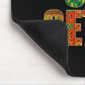 Witziges Meme 6 7 Sechs Sieben Schwarzer Monat der Mousepad (Ecke)