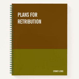 Witziges Notebook, humorvolles Writing Pad Journal Notizblock