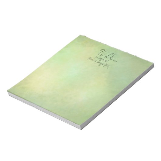 Witziges Notizblock "zu tun oder nicht zu tun" (Rotiert)