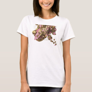 Witziges Orange ABSTRACT ART Grafik T-Shirt