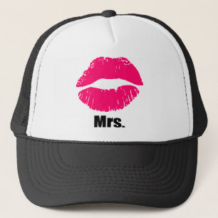 Witziges Paar passend hat, Set x2 Mrs. and Mr. Truckerkappe
