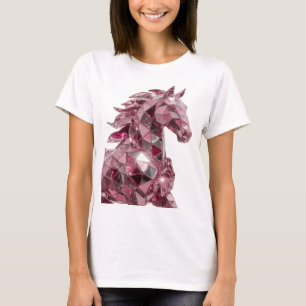 Witziges Pink ABSTRAKTE KUNST Modernes Design T-Shirt