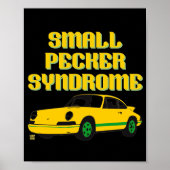 witziges Poster "KLEINE PECKER..." (Vorne)