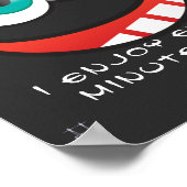 witziges Poster "l't not be insanity" (Ecke)