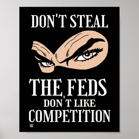witziges Poster "NICHT STEHEN...4" (Vorne)