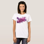 Witziges Rosa PINK FOKUS Textdesign T-Shirt (Vorne ganz)