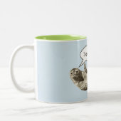 Witziges Siegel der Zulassung Zweifarbige Tasse (Links)