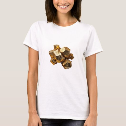 Witziges Silber ABSTRACT ART Design T-Shirt (Vorderseite)