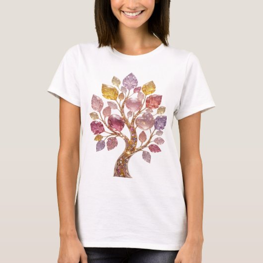 Witziges Silber ABSTRACT ART Statement T-Shirt v2 (Vorderseite)