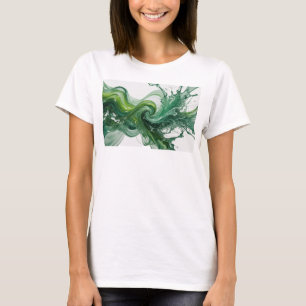 Witziges Silber ABSTRACTE KUNST Künstlerisches Mot T-Shirt
