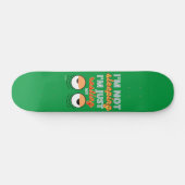witziges Skateboard "ICH SCHLAFE NICHT.." (Horizontal)