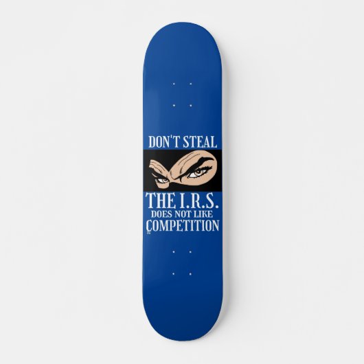 witziges Skateboard "STEHT NICHT... 2" (Vorne)