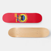 witziges Skateboard "SUPPORT YOCAL DONUT SHOP" (Horizontal)