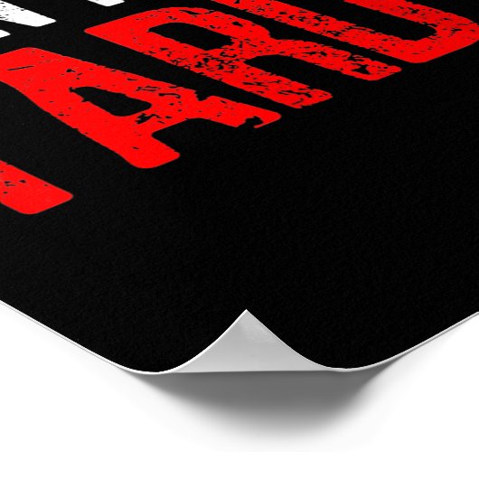 Witziges Sprichwort, das ich nicht für Tardy Men W Poster (Ecke)