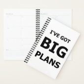 Witziges Sprichwort, dass ich große Pläne Got habe Planer (Anzeige)