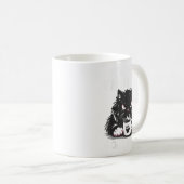 Witziges Sprichwort, ich bin hier, ich bin erwacht Kaffeetasse (VorderseiteRechts)