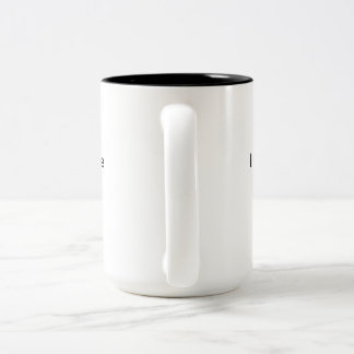 Witziges Sprichwort, "Ich mag ruhig aussehen" Tass Zweifarbige Tasse