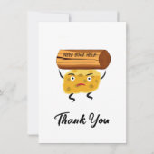 Witziges Stück Käse Feiertagskarte (Vorderseite)