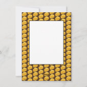 Witziges Stück Käse Feiertagskarte (Rückseite)