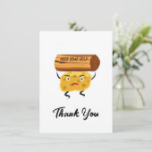 Witziges Stück Käse Feiertagskarte (Stehend Vorderseite)