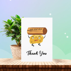 Witziges Stück Käse Feiertagskarte