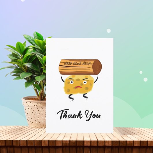 Witziges Stück Käse Feiertagskarte