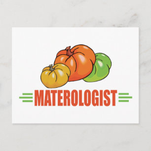 Witziges Tomaten Postkarte
